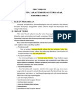 P1pengaruh Cara Pemberian Terhadap Absorbsi Obat