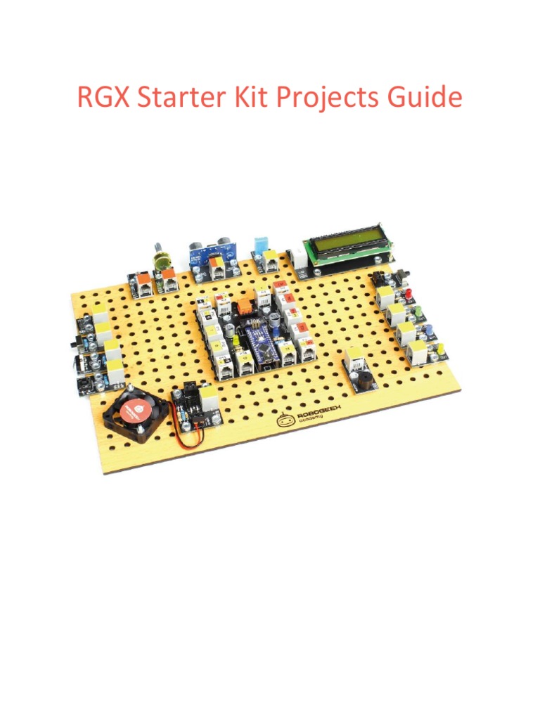 RGX Starter Kit Project Guide | PDF | Arduino | Subroutine