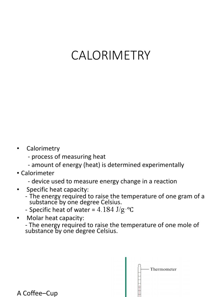 CALORIMETRY PDF
