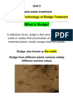 1.9 Unit 2 Classnote - 14+16.9.22 - Sludge Treatment