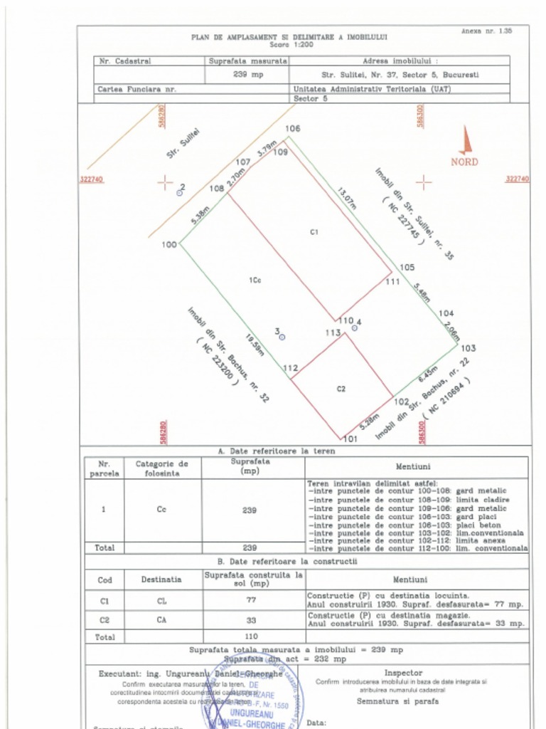 Plan Pentru Administratia Financiara Strada Sulitei NR 37 PDF