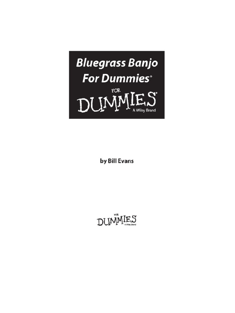 Bluegrass Banjo For Dummies PDFDrive 2 PDF
