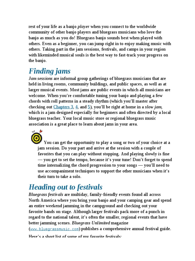 Bluegrass Banjo For Dummies PDFDrive 27 PDF