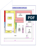 CROQUIS INTERNO DE UN SERVICIO HOSPITALARIO