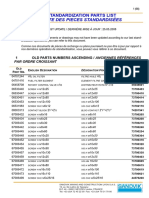 S00 Standardization Parts List