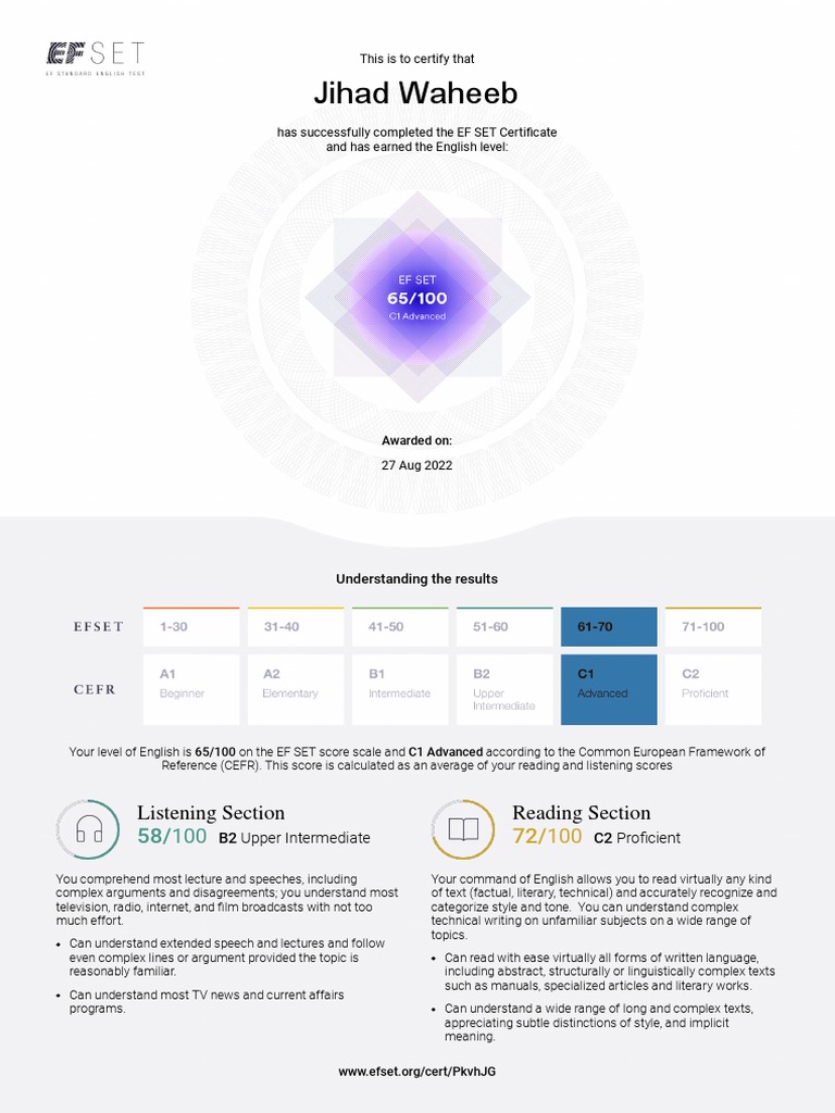 Ef Set Certificate Pdf Format