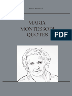 Maria Montessori Quotes