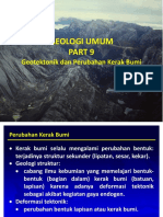 GEOLOGI UMUM 9 Geotektonik Dan Perubahan Kerak Bumi