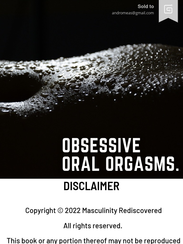 Obsessive Oral Orgasms Pdf Clitoris Orgasm 