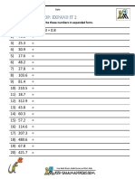 Place Value To 1dp Expand It 2