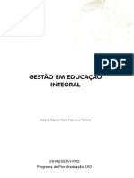 Gestão em Educação Integral