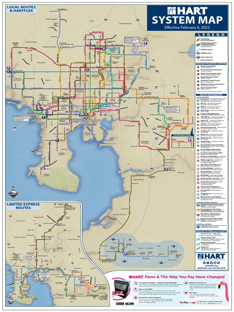 HART Bus Routes and Local Maps | PDF