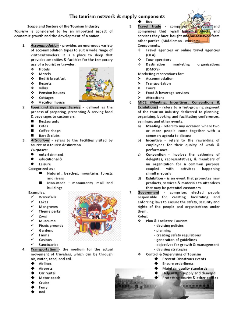 Scope And Sectors Of The Tourism Industry Pdf Tourism Asia