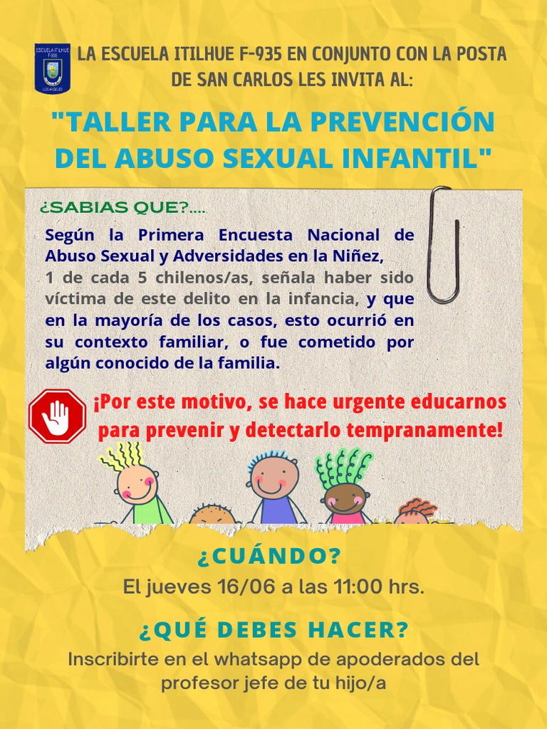 Taller de Prevención del Abuso Sexual Infantil | PDF