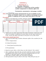 SCIENCE 4 Act. No. 2