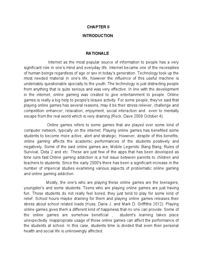 Chapter 1 Research Paper | PDF | Internet | Computer Network