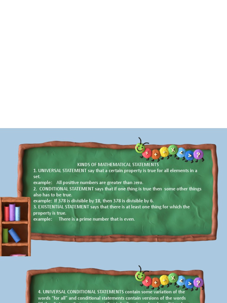 Existential Quantifier Mathematical Statement Definition