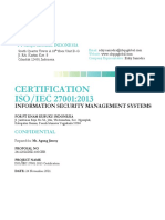 ISO/IEC 27001 Certification Proposal