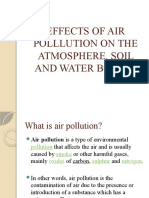 Effects of Air Polllution On The Atmosphere