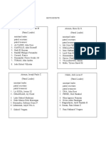 BSP and GSP List Grade 4 To 6