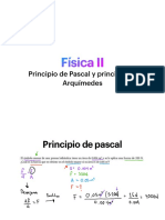 Principio de Pascal y Principio de Arquímedes