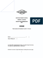 2021 P3 Science SA2 Nanyang With Answer