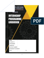 Student Internship Logbook