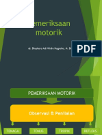 PEMERIKSAAN MOTORIK