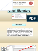 Email Signature in Gmail Moodle Ready