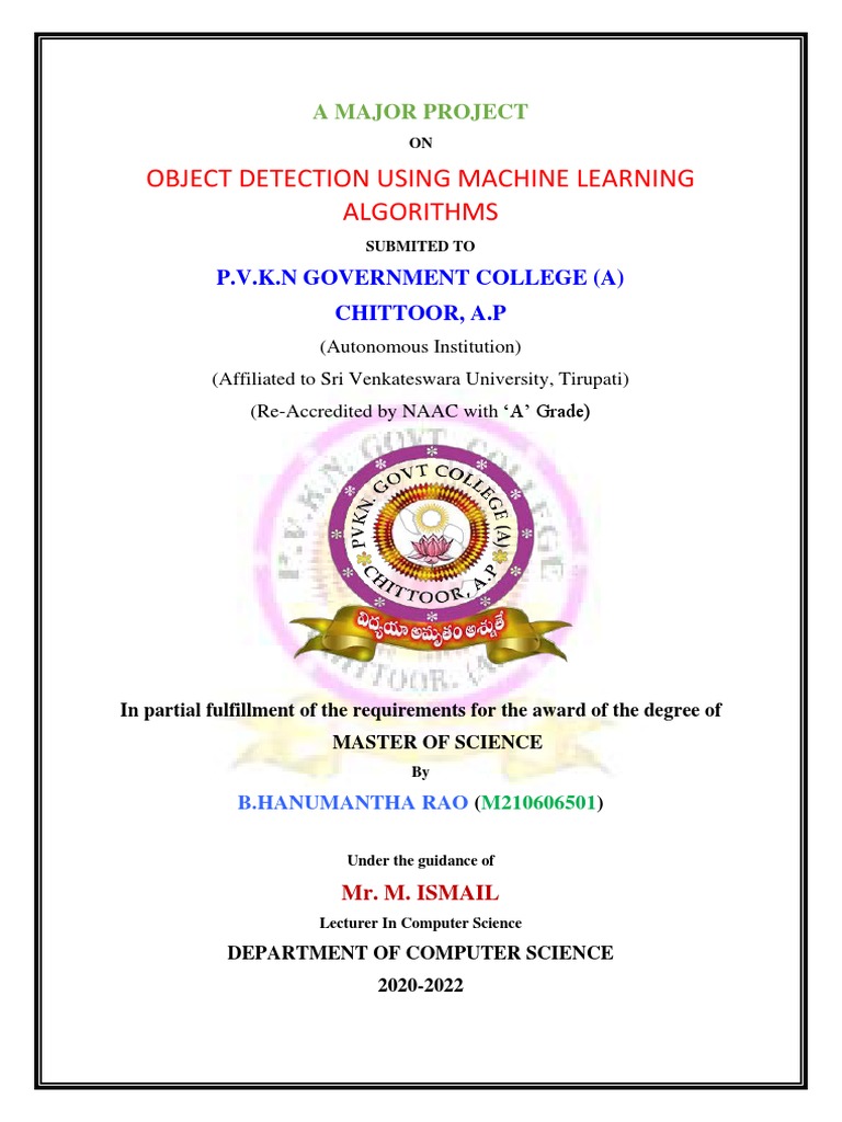 Object Detection | Download Free PDF | Deep Learning | Computer Vision