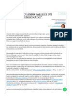 ¿QUÉ HACER CUANDO FALLECE UN JUBILADO O PENSIONADO - Liga Del Consorcista