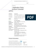 Cisco Application Policy Infrastructure Controller (APIC) - Cisco