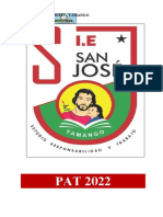 Plan Anual de Trabajo IE San José 2022
