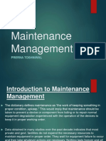 Maintenance Management