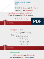 1.4 Dot Product and Cross Product: Definition 1.4.1