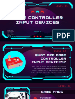 GAME CONTROLLER INPUT DEVICES