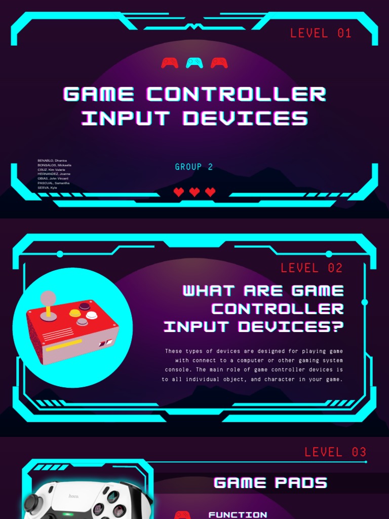 Input Devices for Gaming: A Guide to Common Game Controllers and Their ...