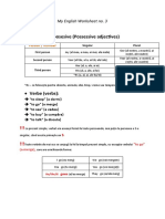 English Worksheet 3