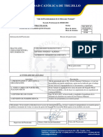 Informe Quincenal Practicante Luis Gerardo Mamani Cueva