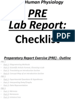 PRE Lab Report:: Checklist