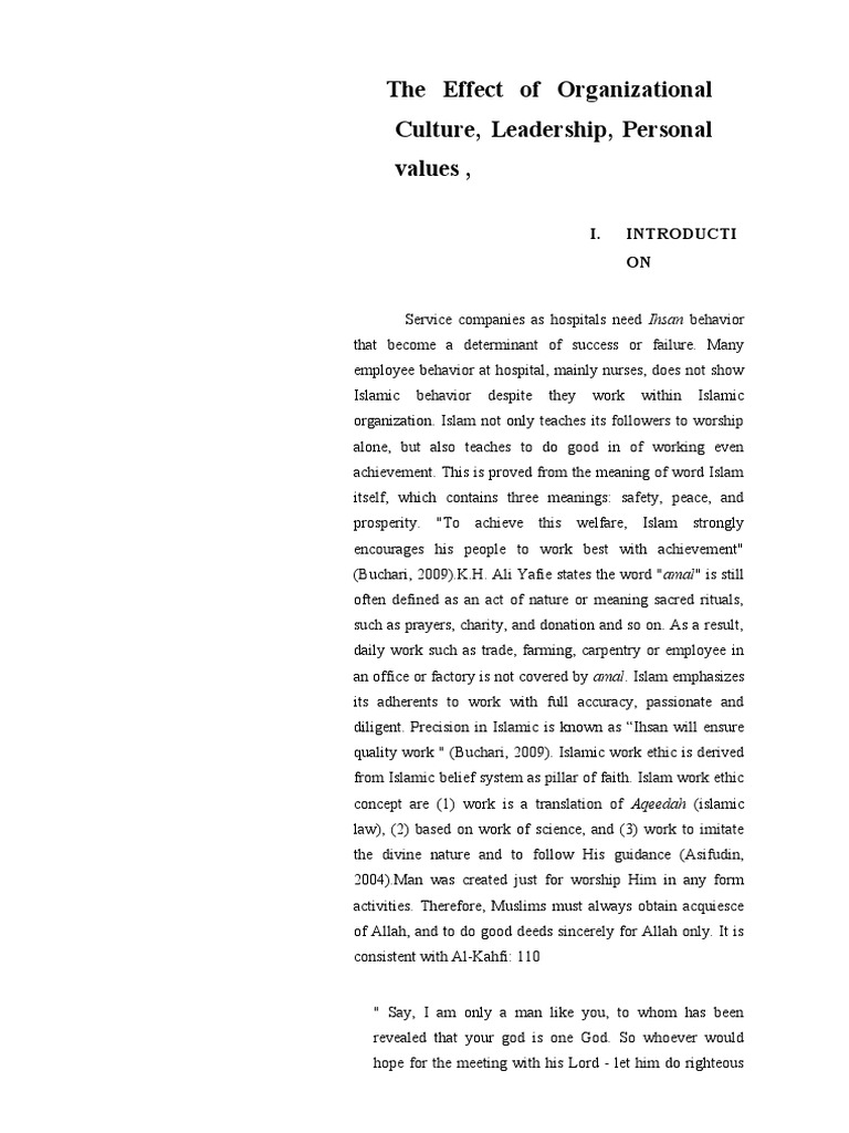 Impact of Culture on Hospital Ethics | PDF