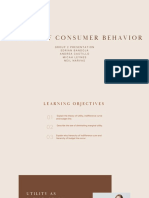 Theory of Consumer Behavior Group 2