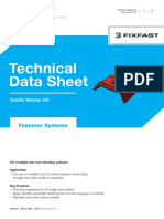 Fixfast HS Saddle Washer Datasheet PDF