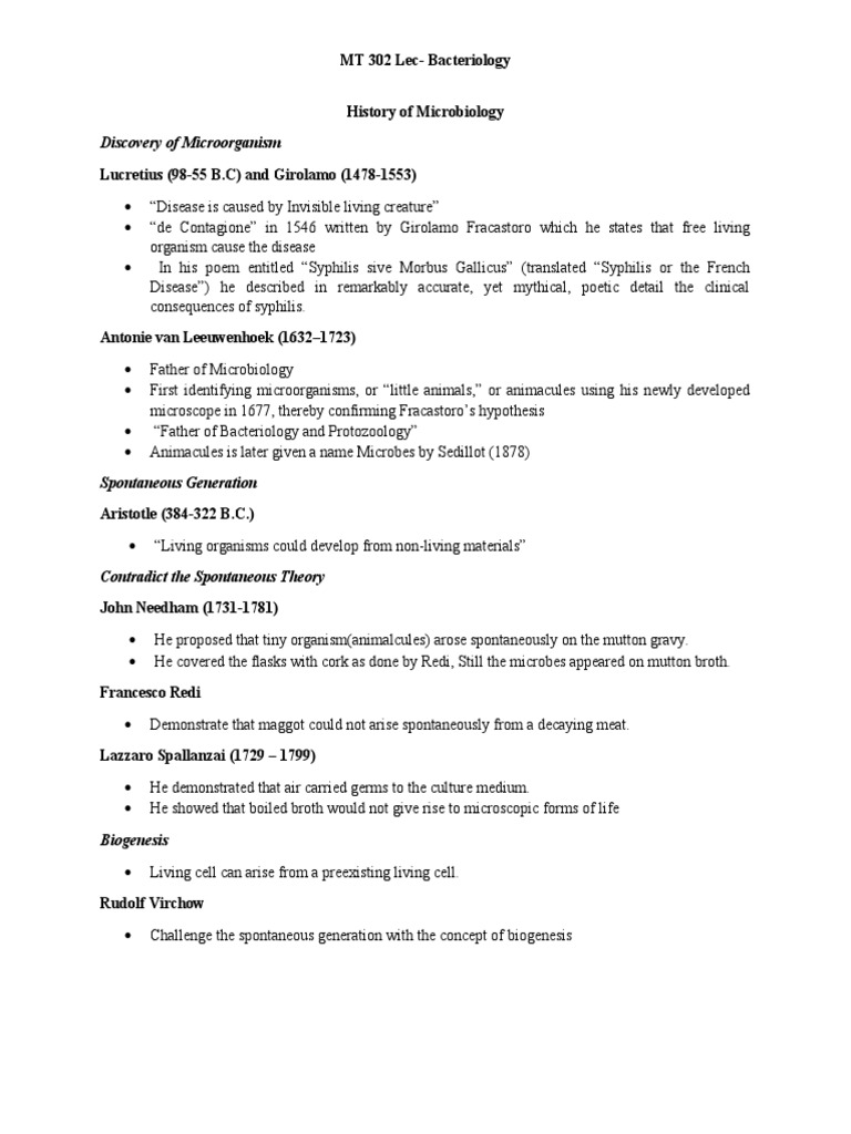 MT302Bacteriology Prelim PDF Translation (Biology) Code