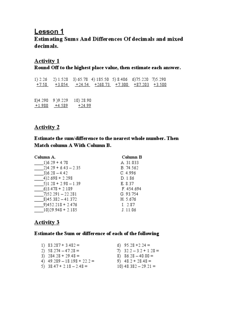 Rounding to the Nearest Hundred - 3rd Grade Worksheet - Name: Date: -  Studocu, image size:768x1024