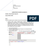 Práctica de Laboratorio 2, Teoría de Juegos