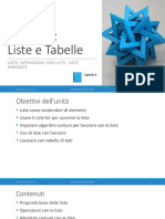 Unita' P6 - Liste e Tabelle