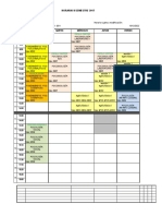 Horario Psicología II Semestre 2017