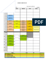 Horarios PSIC I Semestre 2019 DIURNO