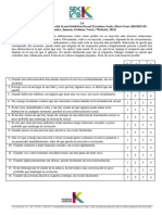 Sexual Inhibitions - Sexual Excitation Scales - Short Form